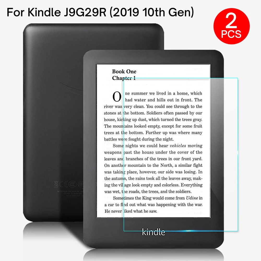 2pcs tempered glass for kindle paperwhite 10th generation 2019 for kindle 6 inch screen protector amazon j9g29r hd cover film free global shipping