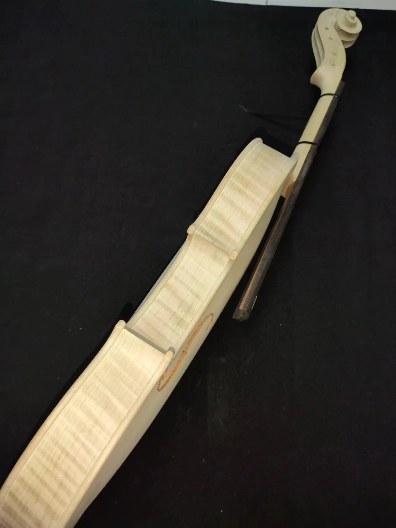 1 шт. качественная нелакированная скрипка с кленовой основой и отверстием для ели