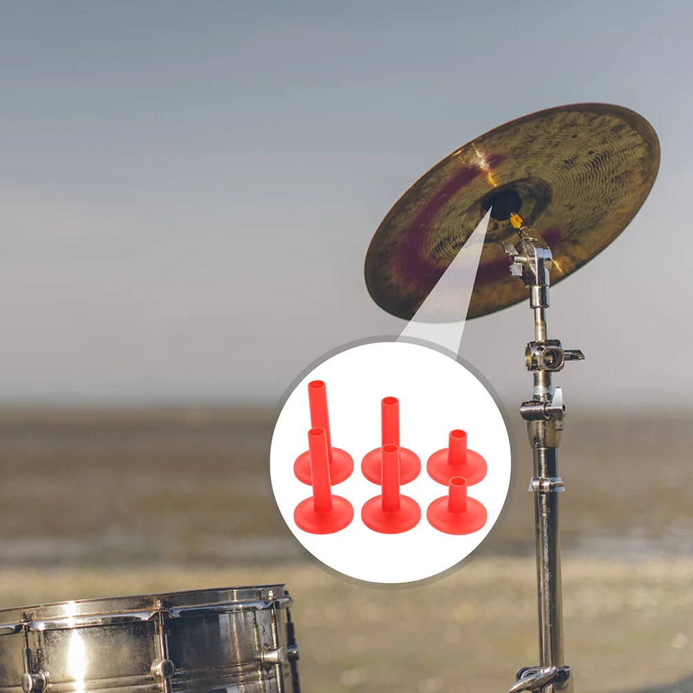 

9 Pcs Drum Set Flanged Plastic Sleeves Kits Practical Plastic Stands Replacement Accessories Parts Supplies Percussion Supply