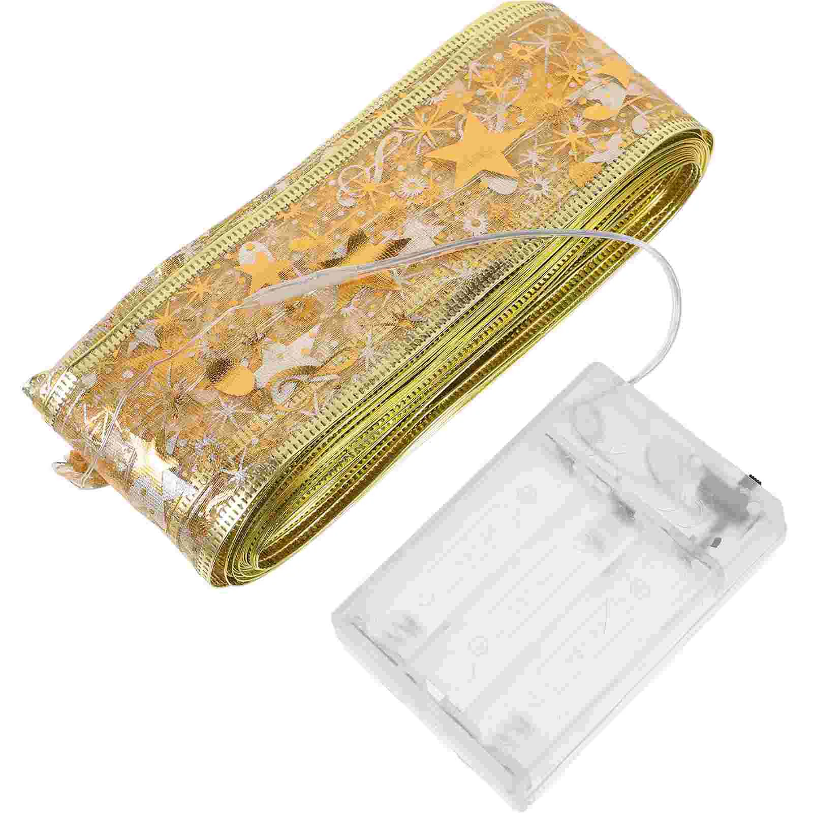 

Christmas String Lights Festival Decor Decoration Decorations Ribbon LED Decorative Xmas Party Ribbons