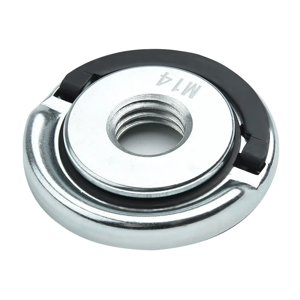 

Flange Locking Nut M14 Thread For Angle Grinder Quick Change Electroplated Zinc For Angle Grinders From Ø 115mm To Ø 150 Mm