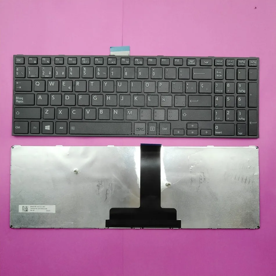 

Spanish Laptop keyboard for Toshiba Satellite Pro R50-C Tecra A50-C A50-C1510 A50-C1520 Z50-C1550 Z50-C Series SP Layout