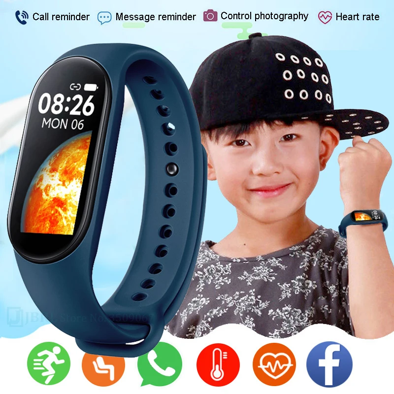 Силиконовые Детские умные часы детские спортивные фитнес-часы для мальчиков и