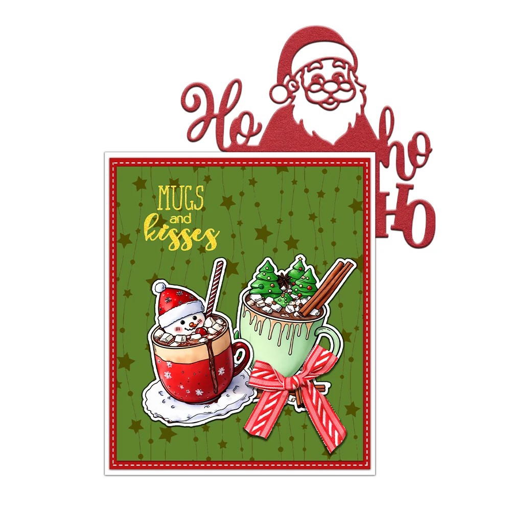 MangoCraft Рождественский Санта-Клаус Мини-обайка Вырубные штампы DIY Товары для