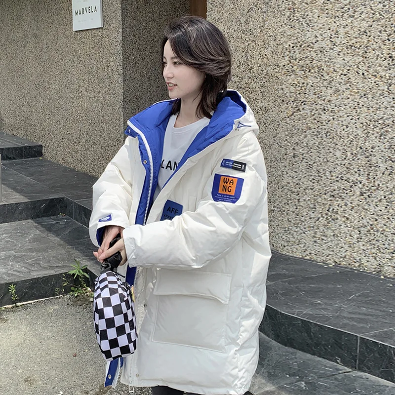 Women's Jacket 2022 Winter Double-Sided Warm Ladies Down Jacket Cotton Jacket Korean Version Of The Fashion Jacket Winter Jacket