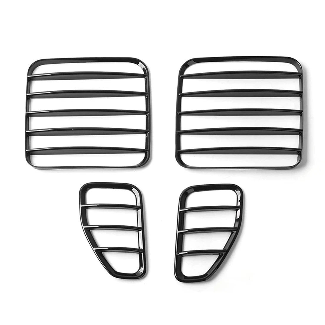 

Tail Light Lamp Covers Blinds ABS Rear Taillight for Renegade 2016 2017 2018 2019 2020 2021, Black