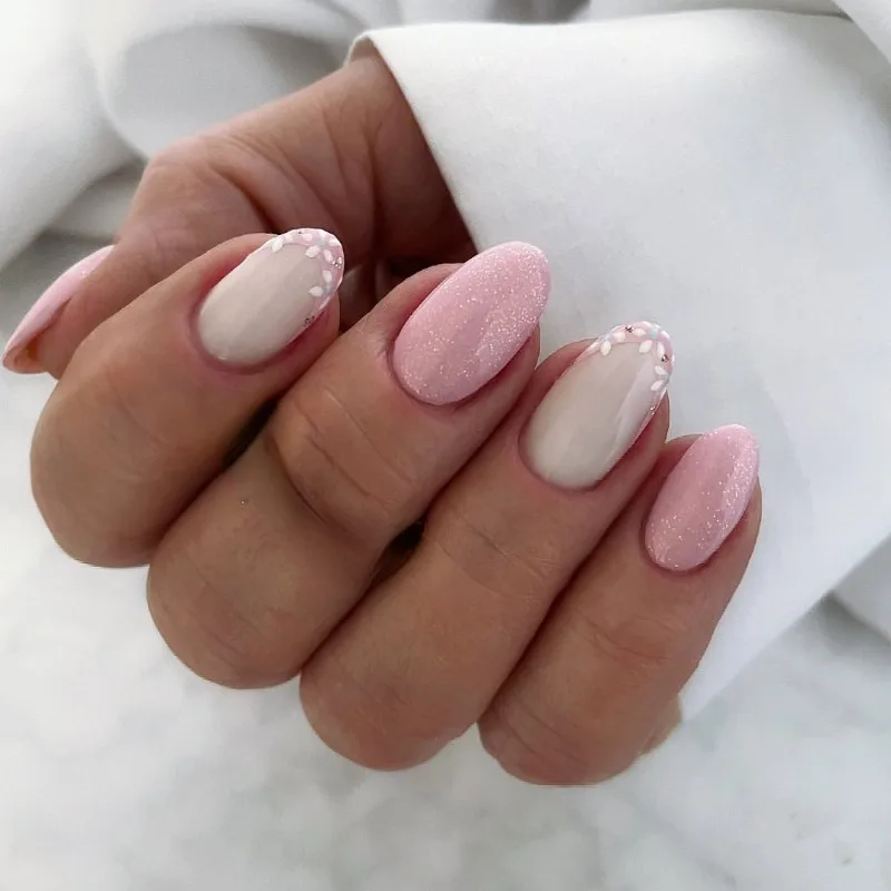 

24Pcs/Set False Nail Christmas Fake Nail Tips Full Cover Acrylic False Nails Decoration For Nail Tip Beauty