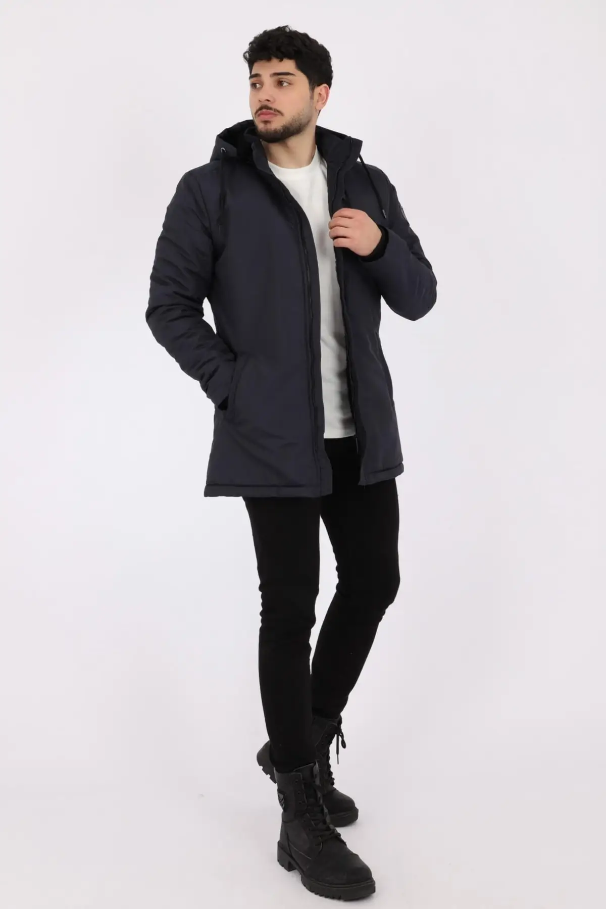 Style Combination Fur Lined Waterproof Coat