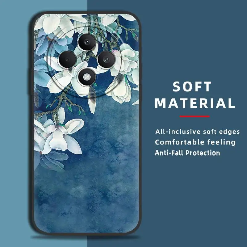 Полная оболочка милая фотовспышка для OPPO Reno12F грязеотталкивающая задняя крышка