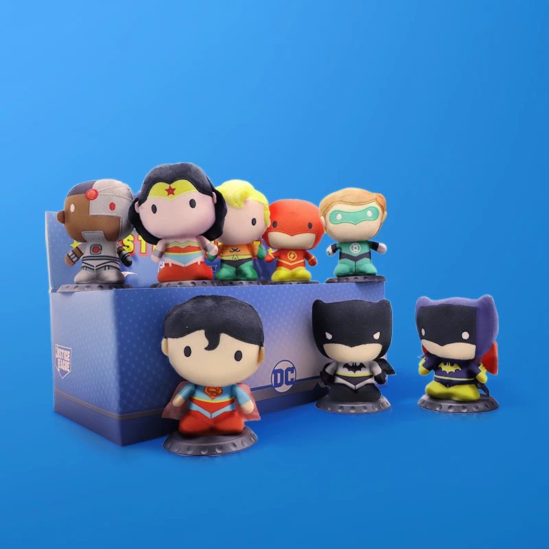 

Персонажи Лиги справедливости, Супермен, Бэтмен, флэш, плюшевая кукла, чудо-женщины, искусственная фигурка, игрушка, детские подарки