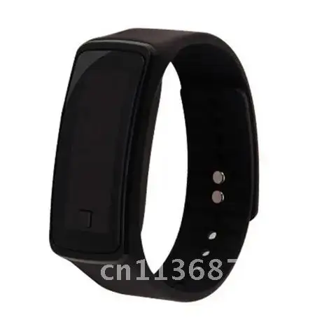 Модные детские светодиодные цифровые наручные часы с силиконовым гелем Лидер