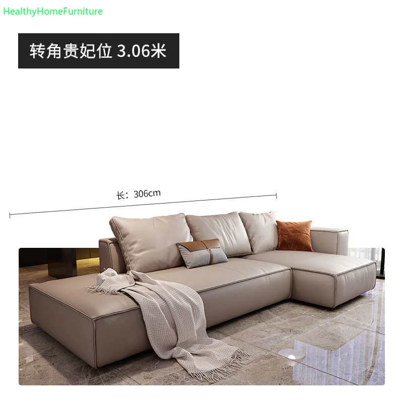 Итальянский кожаный диван набор мебели для гостиной квартиры офиса дома