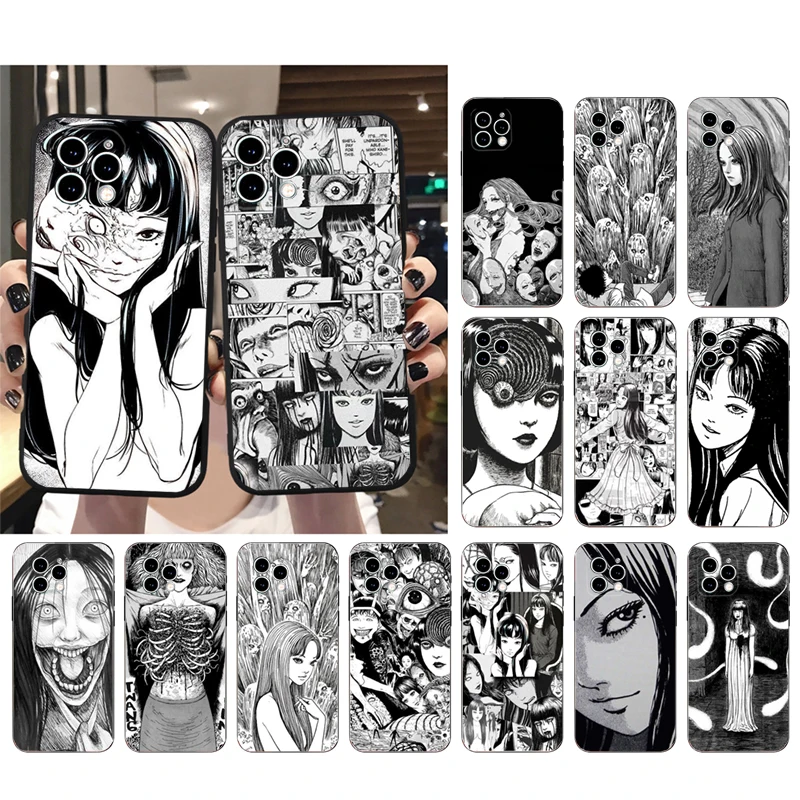 

Tomie Junji Ito Phone Case For iphone 14 Pro Max 13 12 11 Pro Max XS XR X 12mini 7 8 Plus SE Case Funda