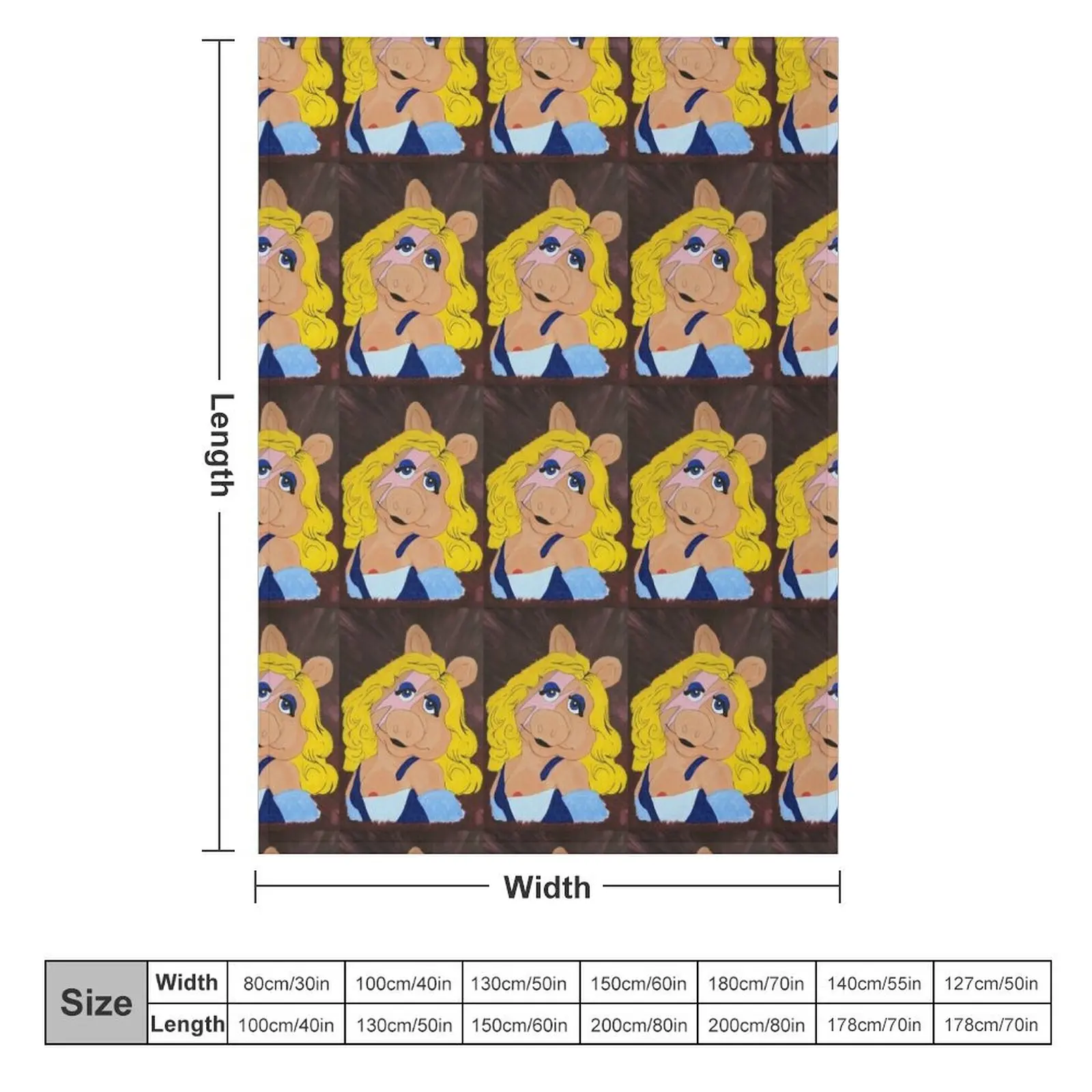 Miss Piggy Stardust роскошное покрывало для дивана кровати милые одеяла