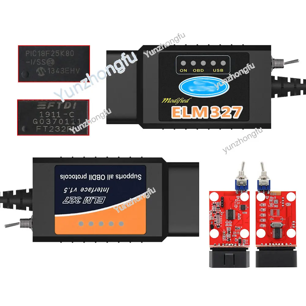 

Скрытый Кабель ELM327 USB 25k80 Ft232rl для Ford Focccus с щеткой переключателя