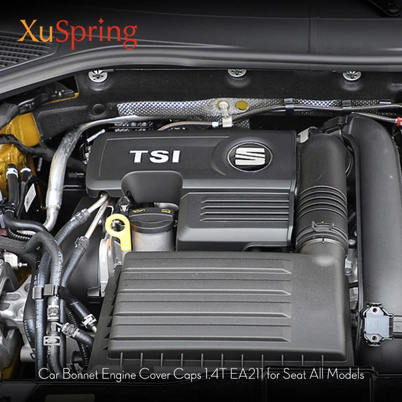 

Крышка двигателя 1,4 T EA211 для Seat FR Leon Toledo Ateca крышка капота 04E103925H 04E103932D автостайлинг