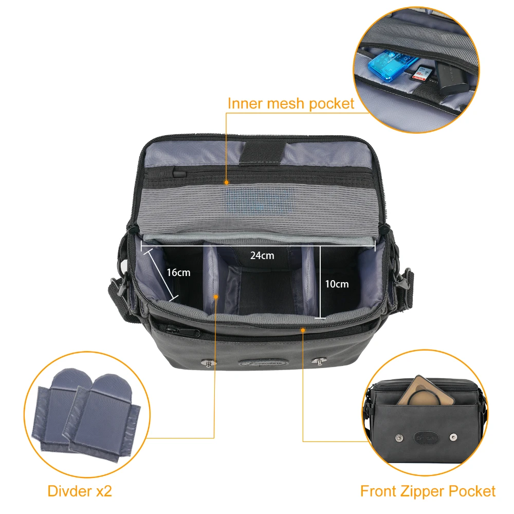 Сумка-слинг для камеры Canon/Nikon/Sony