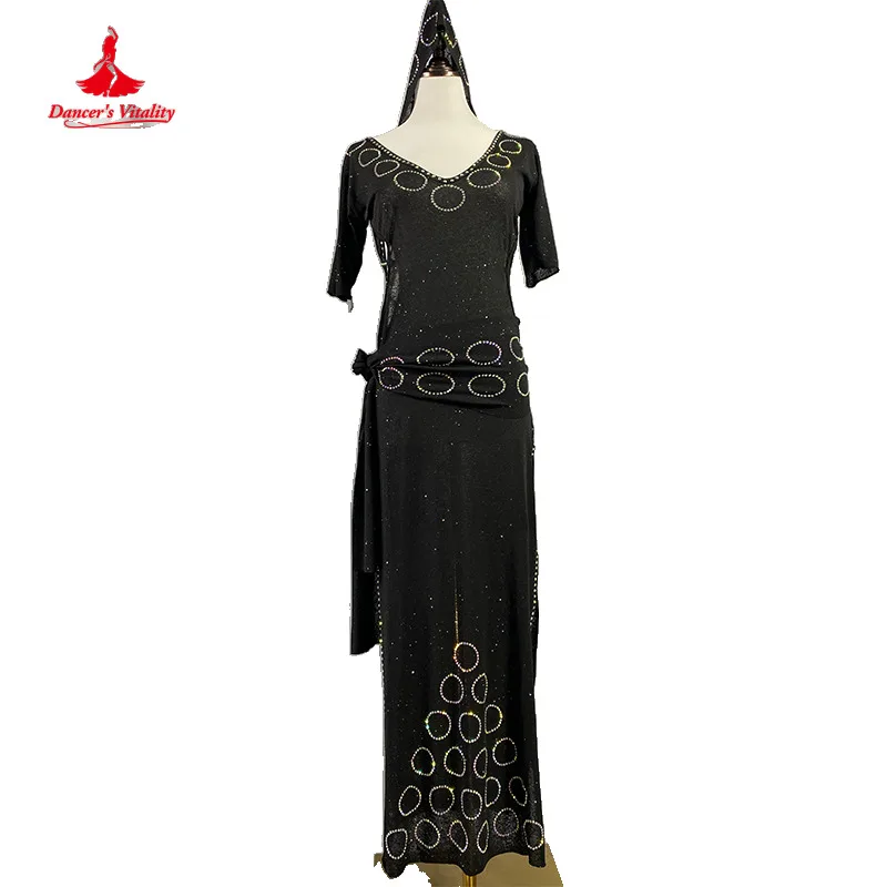 Костюм для танца живота женские платья Shaabi Baladi с короткими рукавами выступлений