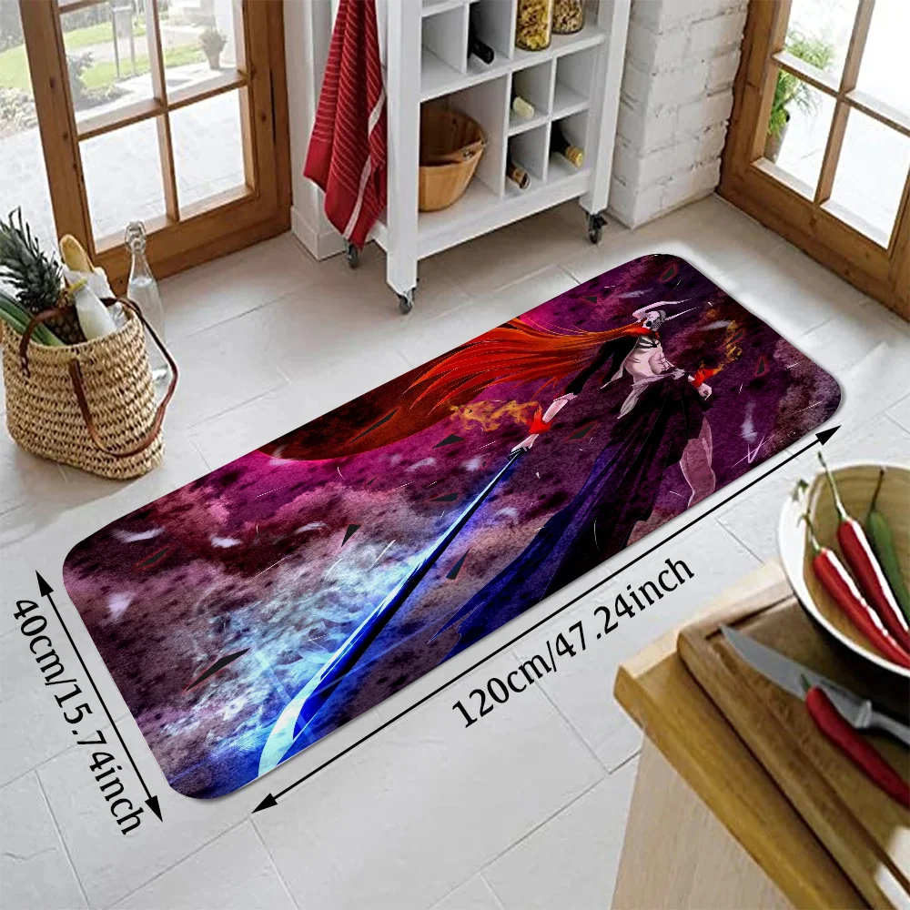 Современный полосатый замшевый ковер B-Bleach для спальни противоскользящий