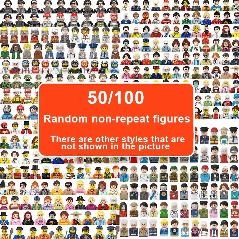 

50/100 шт., Детский конструктор «ниндзя»