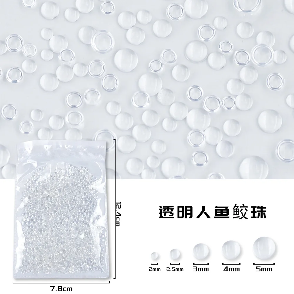 Новые аксессуары прозрачные имитационные капли смолы полукруглые бусины с