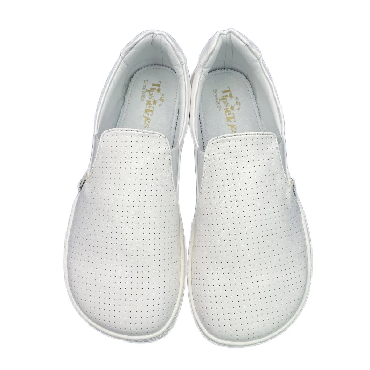 Tipsietoes Barefoot Genuine Leather Slippers for Women with New Flat Soft Zero Drop Sole Wider Toe Box Light Weight Minimalist