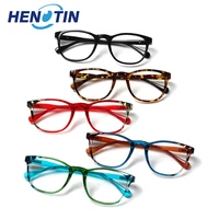 henotin oval frame prescription reading glasses spring hinge men women eyewear with frame hd eyeglasses1 02 03 05 06 0