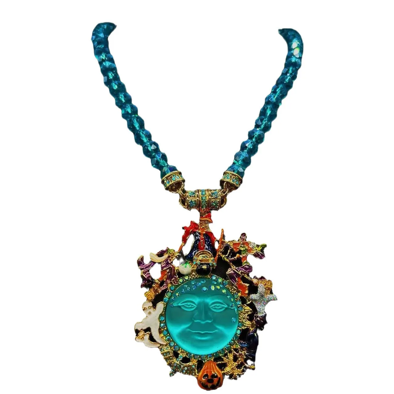 KF модный тренд винтажное красочное глазурованное эмаль фэнтези сказочное