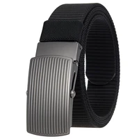 new belt nylon braided mens roller buckle belt black 2149s