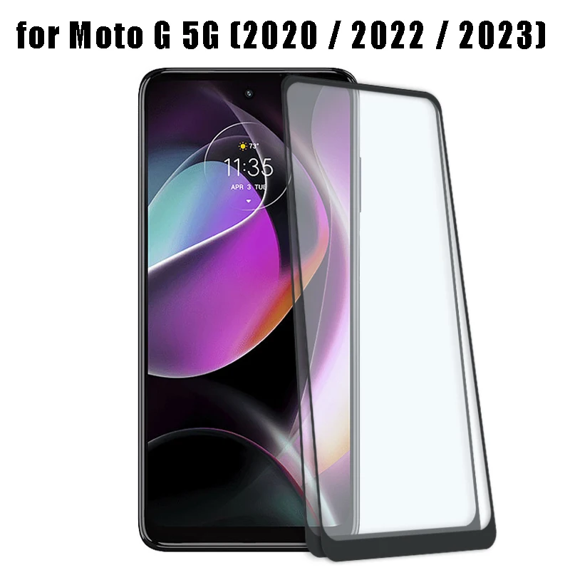 

Закаленное стекло для Motorola Moto G 5G 2022/2023, 2 шт., защита экрана + пленка для объектива камеры MOTO G 5G Plus (2020)