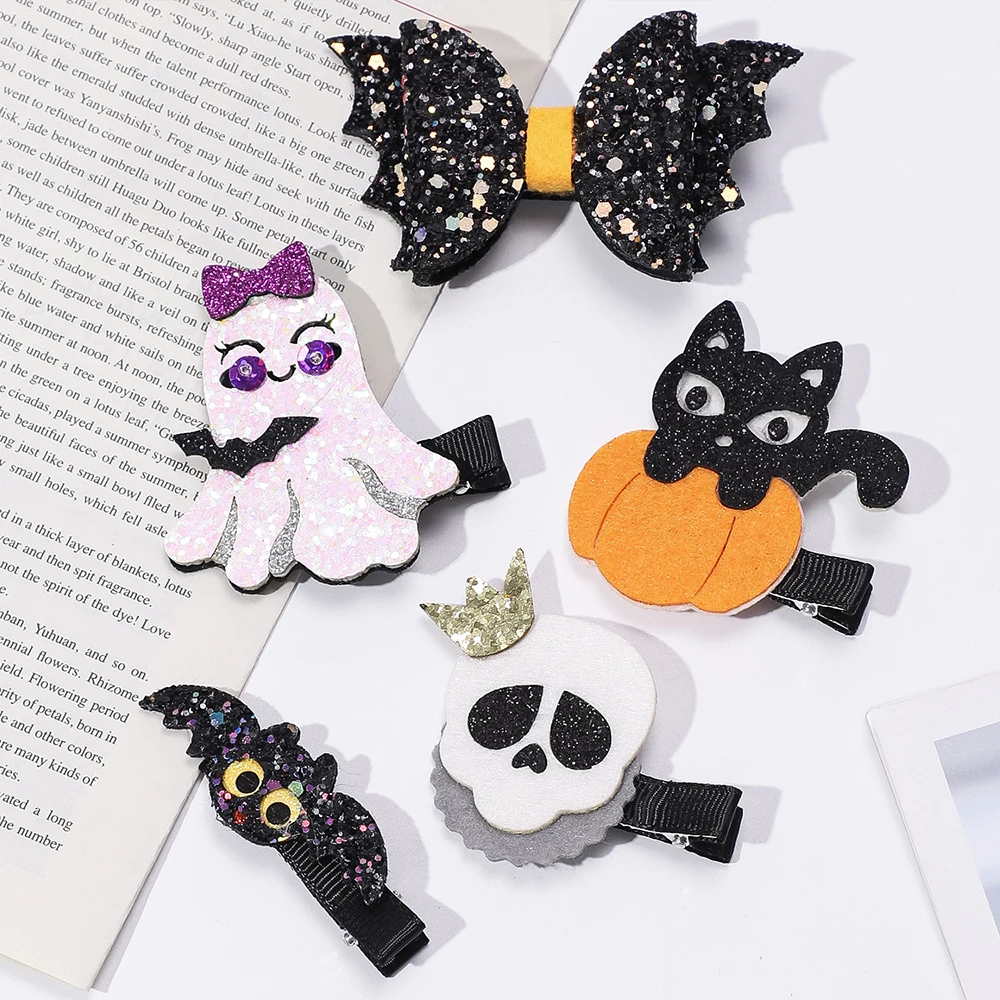 

Детские заколки для Хэллоуина для девочек