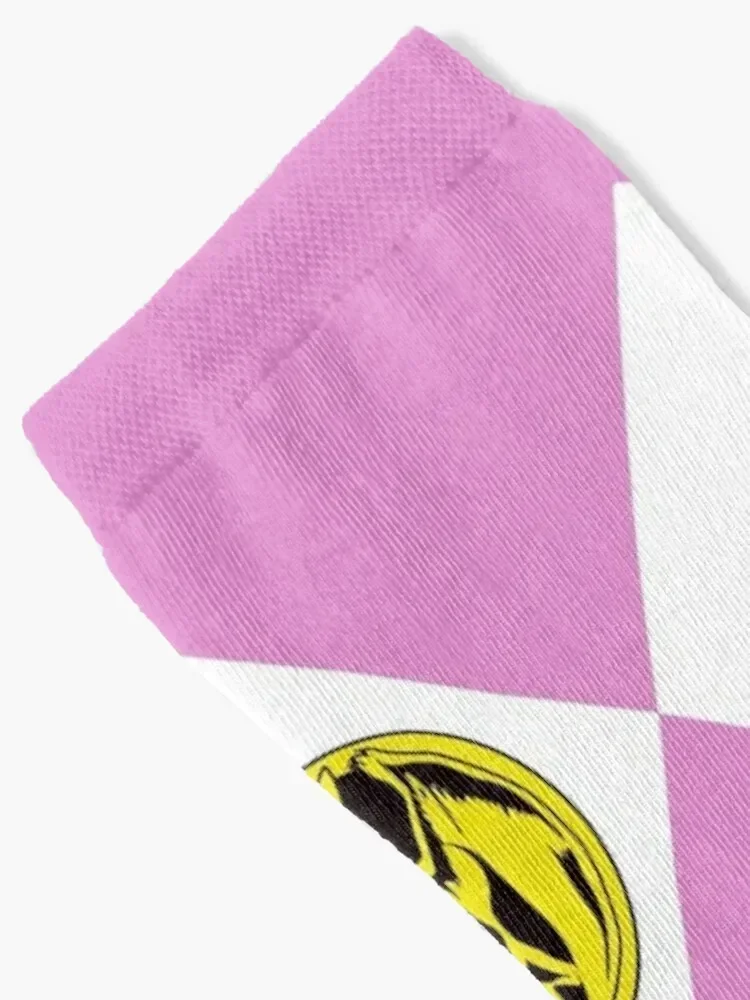 MMPR Pink Ranger With Coin Socks футбольные противоскользящие дизайнерские незаменимые