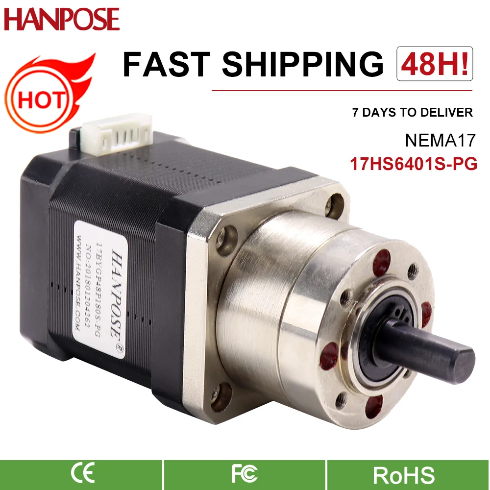 

Шаговый двигатель 17HS6401S-PG для 3D принтера