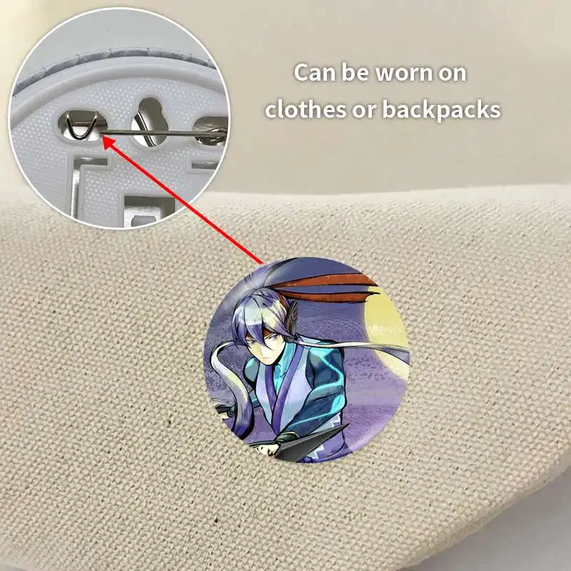 Kamui Gakupo игра аниме персонаж мягкая кнопка значок брошь якорь периферийные