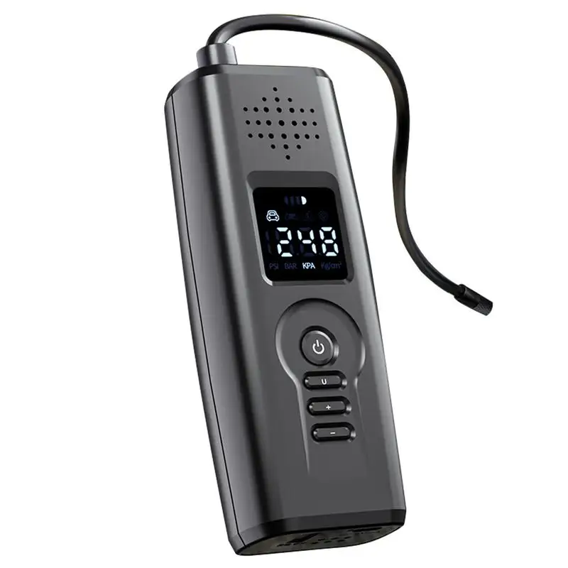 

Electric Air Pump For Bike Tires Smart Bicycle Inflator DC12V Rechargeable Air Pump Universal Motorcycle Air Pump Up To 140PSI