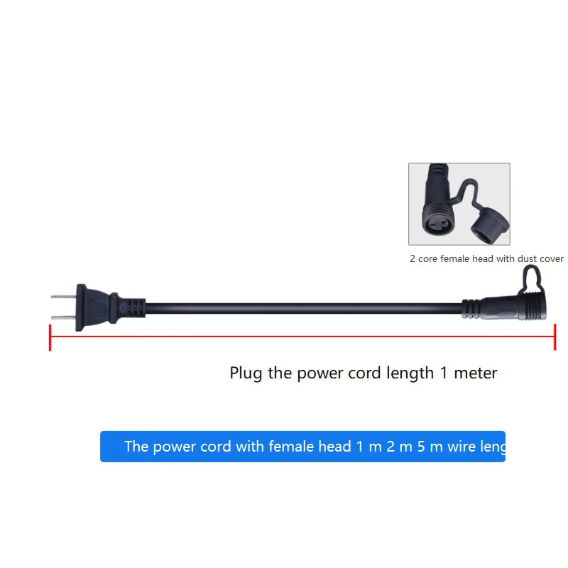 

Outdoor E27 String Light Integrated Power Cord Led Power Cord Farm Garden Garden Lantern Hanging Lamp Mainland