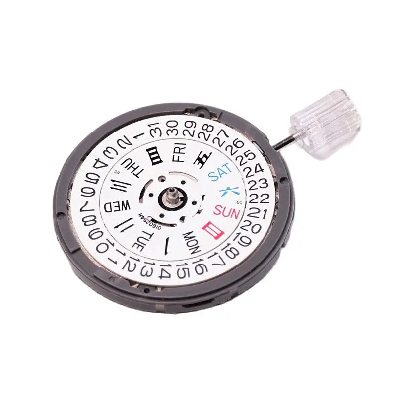 Japan Seik Original Nh36a Three-dot Double Calendar Automatic Mechanical NH36 Movement For Skx007 Watch MOD Dial Repair Watches