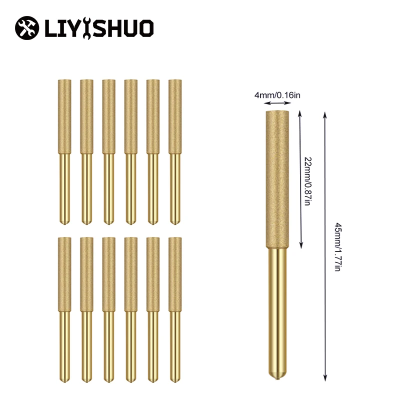 

Алмазная точилка для бензопилы, 12 шт., заусенцы, шлифовальная цепочка, долговечные сверла, пила, заточка, резьба, шлифовальные инструменты, Прямая поставка, 4/4, 8/5, 5 мм