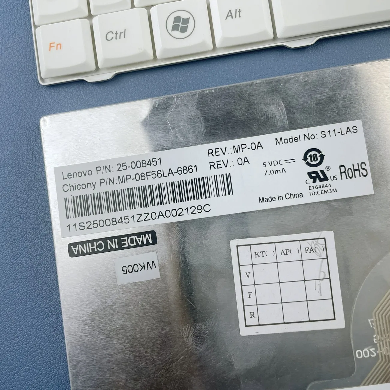 Германия Латинская клавиатура для ноутбука Lenovo S10-2 S10-2C S10-3 S10-3C S11 Series