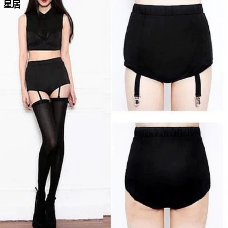 Женская одежда для джазовых танцев сексуальные черные шорты на бретельках с