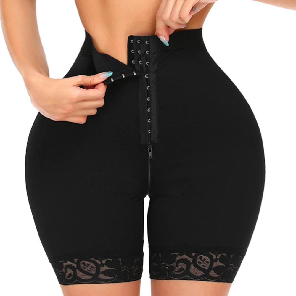 Fajas Colombianas Double Compression BBL Hourglass FIgure Shorts Waist Trainer Postpartum Recovery Body Shaper Butt Lifter Skims