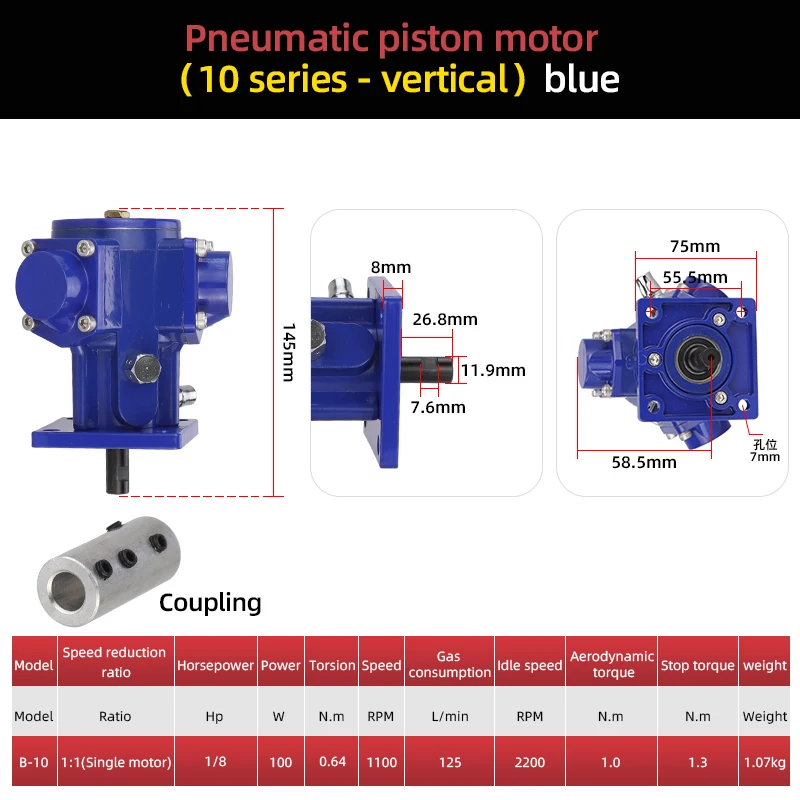 

Пневматический трехцилиндровый двигатель HIFESON