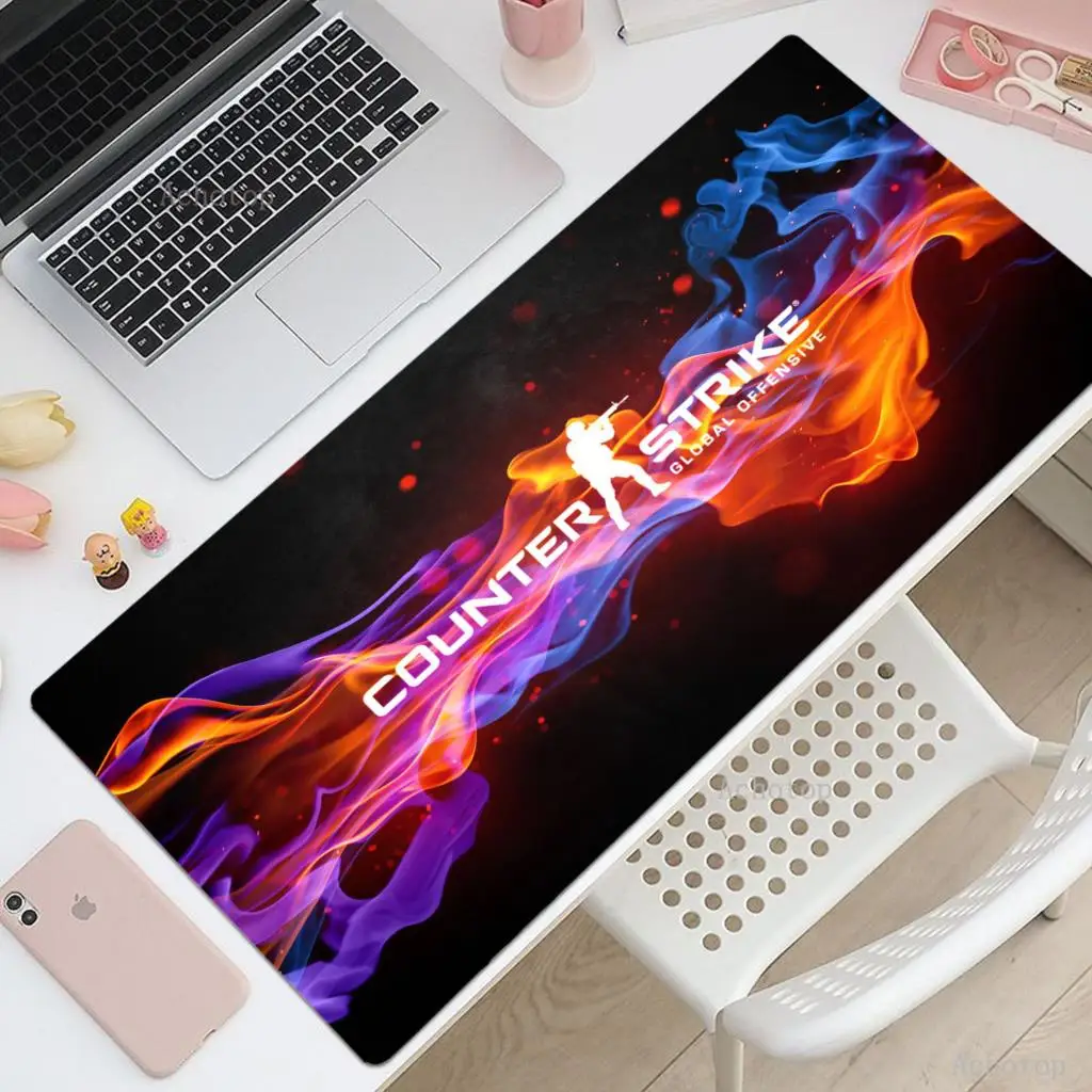 

CSGO Mouse Pad Locking Edge Mousepad Gaming Speed Keyboard Pads XXXL Oversize Mousemat Large Pc Mouse Mat Office Rubber Deskmat