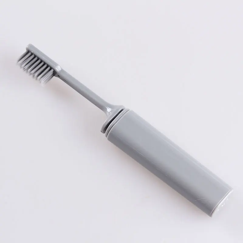 1pcs Portable Folding Bamboo Products Travel  Toothbrush Camping Hiking Outdoor Easy To Carry Foldable Portable Toothbrushes images - 6