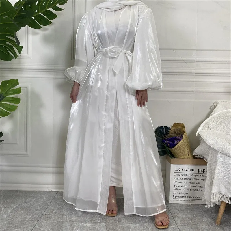 

Satin Abaya Muslim Dubai Turkey Women Dress Muslim Dress Kaftan Islam Clothing African Maxi Dresses Vestido Robe Musulman