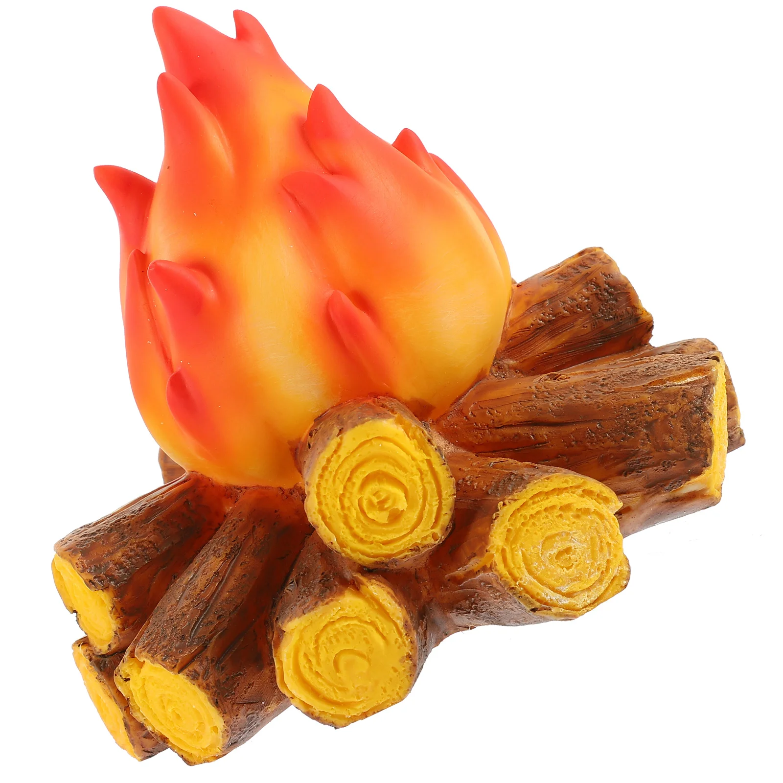 

Flame Lamp Effect LED Bulb Desk Light Fake Fire Simulation Flameless Lights Resin Imitation Campfire Table Christmas