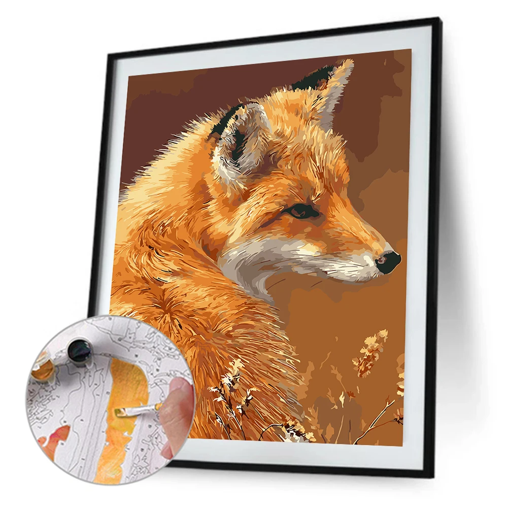 

Набор для рисования по номерам, тихие животные