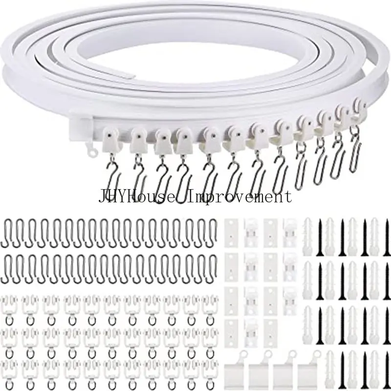 

Гибкая изогнутая карнизная направляющая 3 м белая