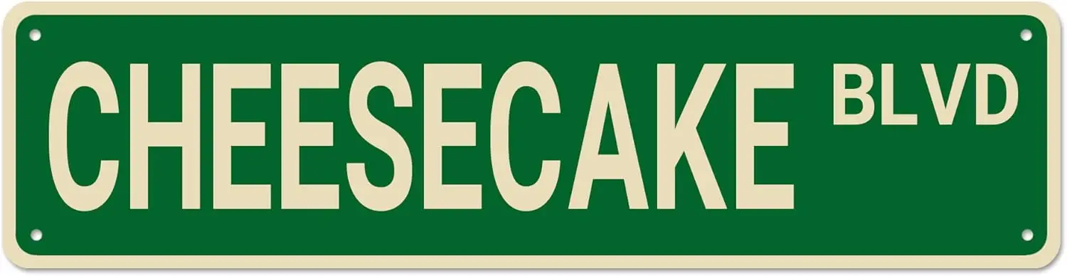 Уличный знак для чизкейка декор подарок влюбленных Забавный настенный Декор