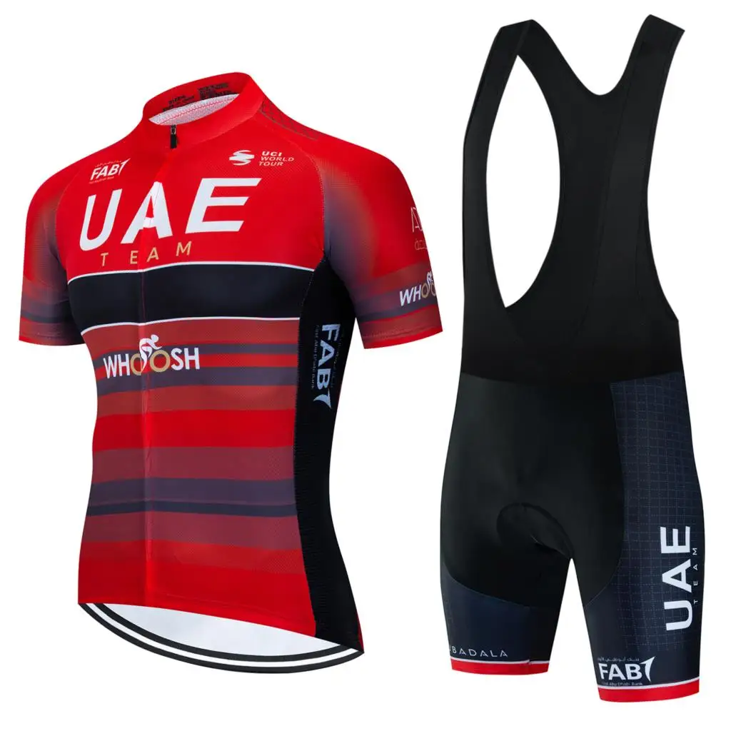 Mtb Male Cycling Clothing Men's Shorts Summer Bike Jersey UAE Mens Sets 2023 Set Pants Clothes Tricuta Man Sports Kit Laser Cut